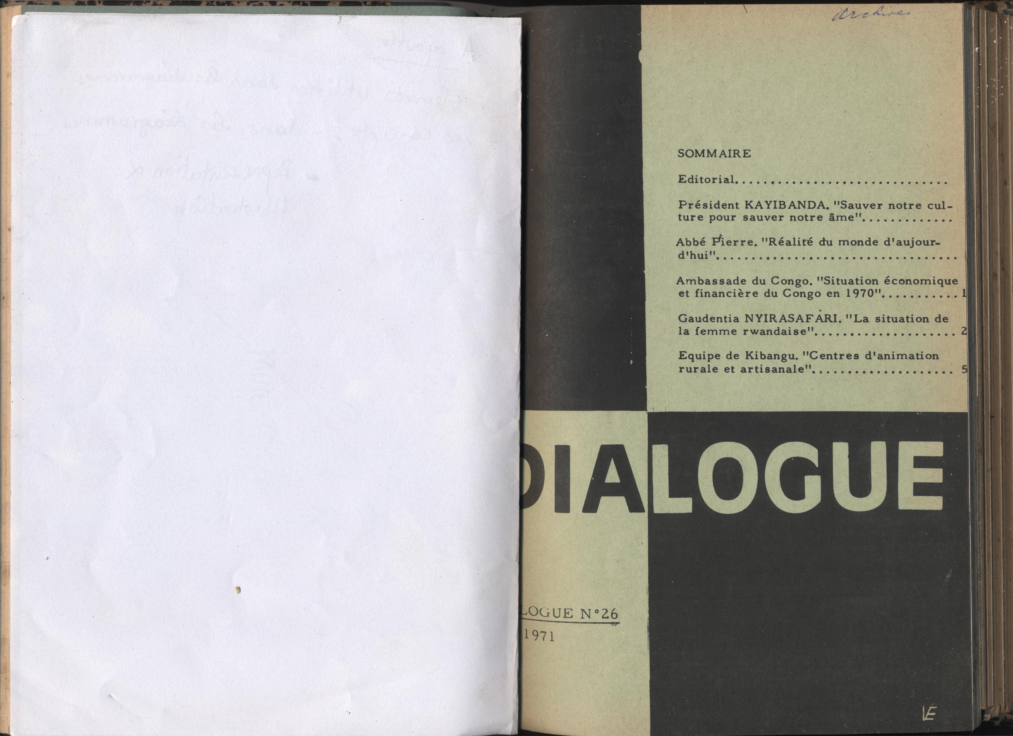 DIALOGUE NO.27